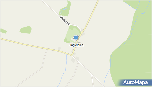 Jagielnica, Jagielnica, mapa Jagielnica