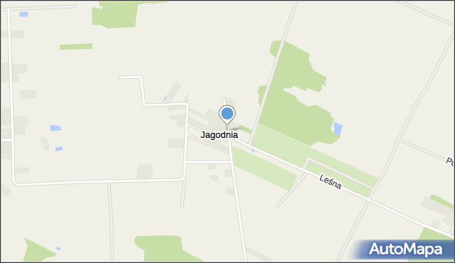 Jagodnia, Jagodnia, mapa Jagodnia