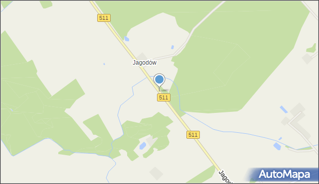 Jagodów, Jagodów, mapa Jagodów