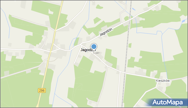 Jagodzin, Jagodzin, mapa Jagodzin