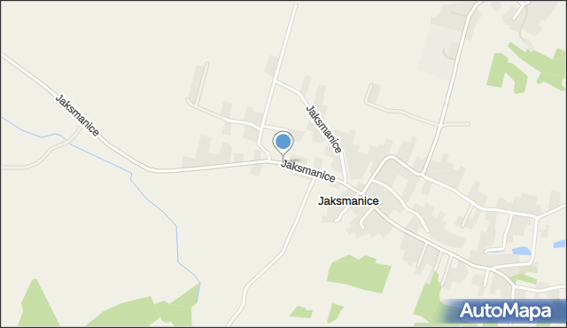 Jaksmanice, Jaksmanice, mapa Jaksmanice