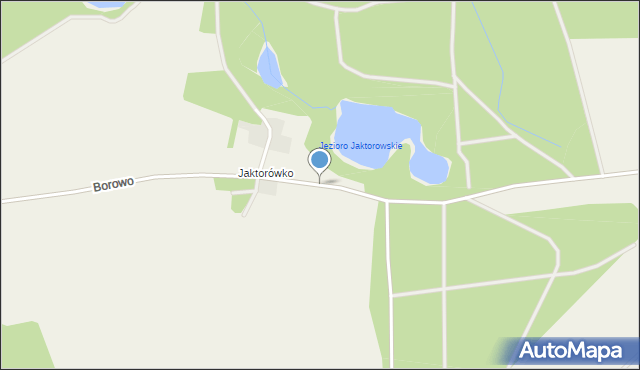 Jaktorowo, Jaktorówko, mapa Jaktorowo