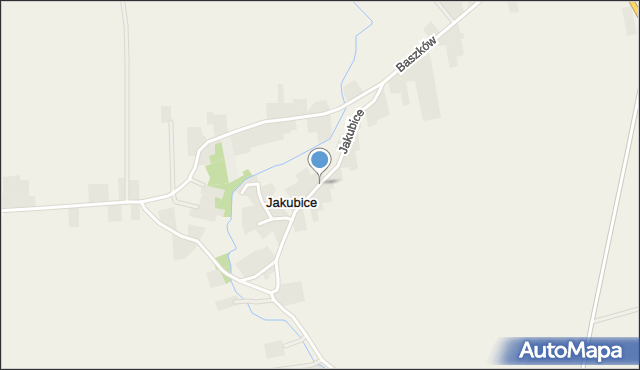 Jakubice, Jakubice, mapa Jakubice