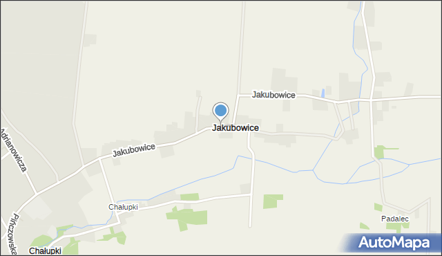 Jakubowice gmina Działoszyce, Jakubowice, mapa Jakubowice gmina Działoszyce
