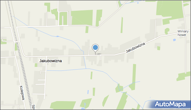 Jakubowizna, Jakubowizna, mapa Jakubowizna