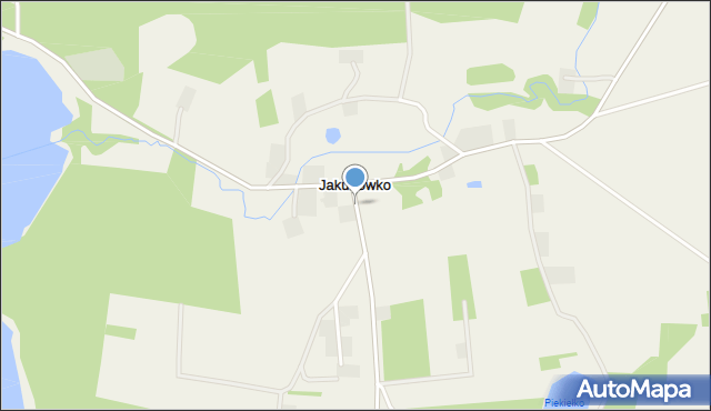 Jakunówko, Jakunówko, mapa Jakunówko