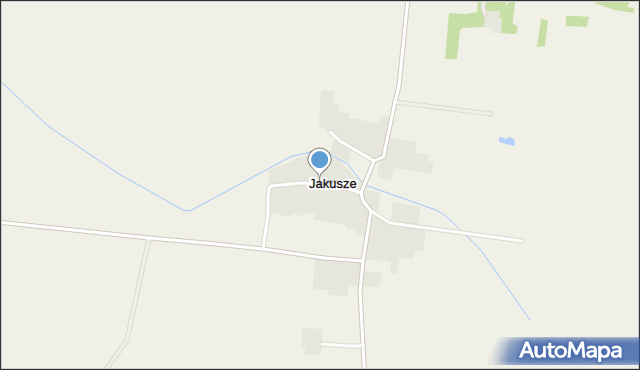 Jakusze, Jakusze, mapa Jakusze