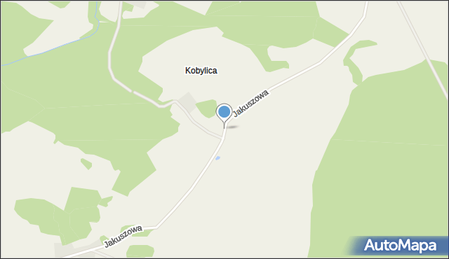 Jakuszowa, Jakuszowa, mapa Jakuszowa