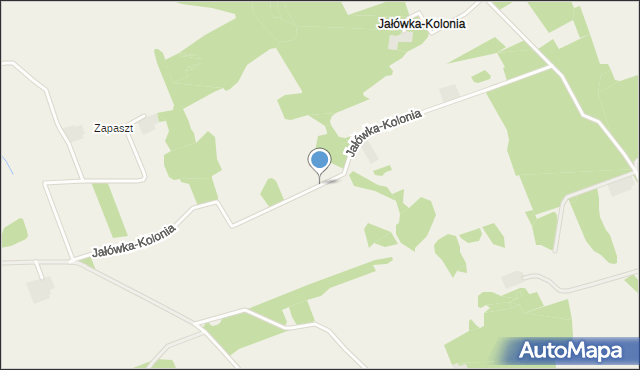 Jałówka gmina Sidra, Jałówka-Kolonia, mapa Jałówka gmina Sidra