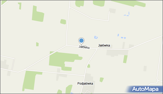 Jałówka gmina Sokółka, Jałówka, mapa Jałówka gmina Sokółka