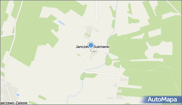 Janczewo-Sukmanki, Janczewo-Sukmanki, mapa Janczewo-Sukmanki