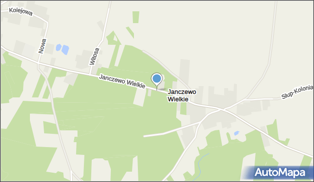 Janczewo Wielkie, Janczewo Wielkie, mapa Janczewo Wielkie