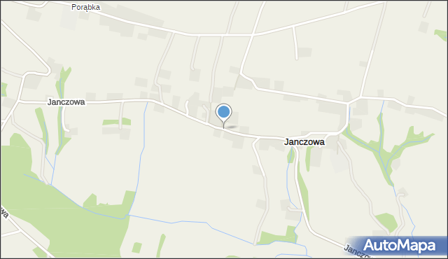 Janczowa, Janczowa, mapa Janczowa