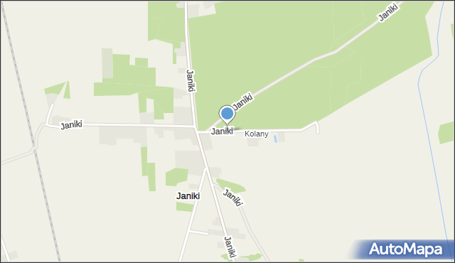 Janiki, Janiki, mapa Janiki