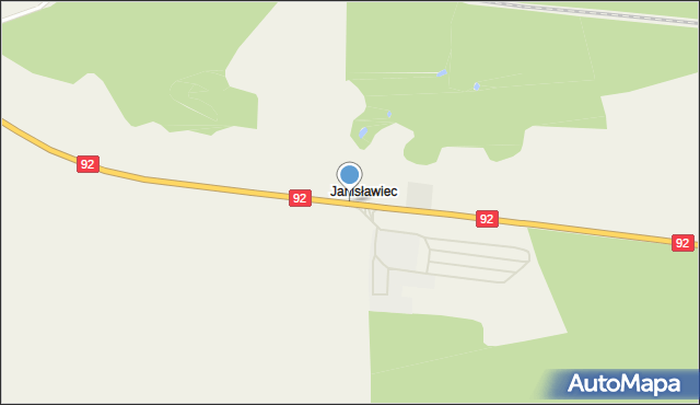 Janisławiec, Janisławiec, mapa Janisławiec