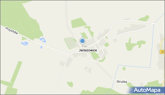 Janiszowice gmina Bobrowice, Janiszowice, mapa Janiszowice gmina Bobrowice