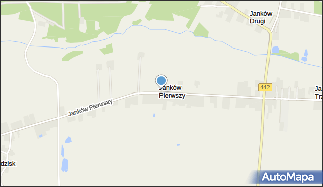 Janków Pierwszy, Janków Pierwszy, mapa Janków Pierwszy