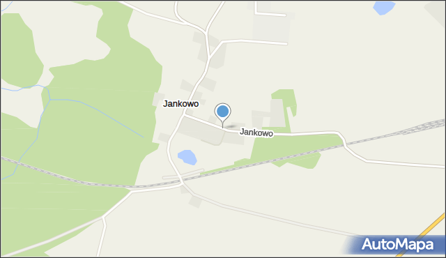 Jankowo gmina Drawsko Pomorskie, Jankowo, mapa Jankowo gmina Drawsko Pomorskie