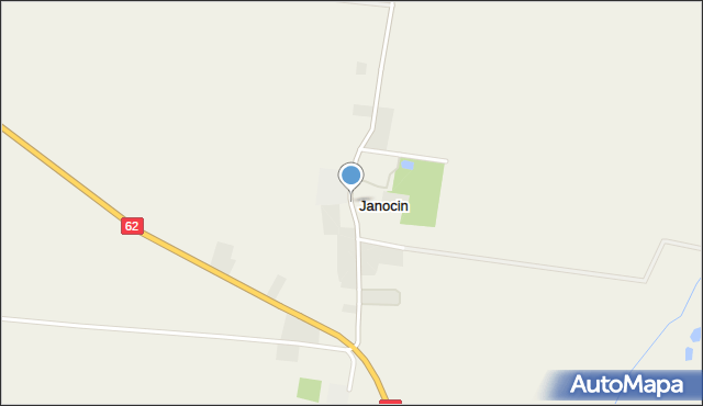 Janocin, Janocin, mapa Janocin