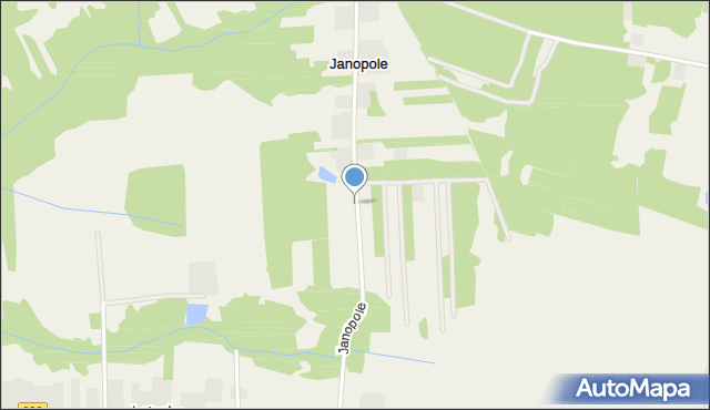 Janopole gmina Nowe Miasto, Janopole, mapa Janopole gmina Nowe Miasto