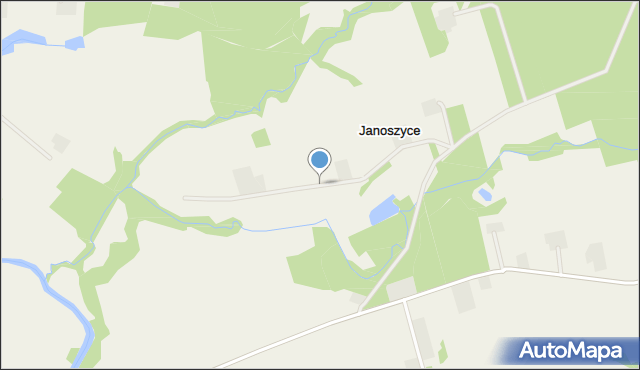 Janoszyce, Janoszyce, mapa Janoszyce