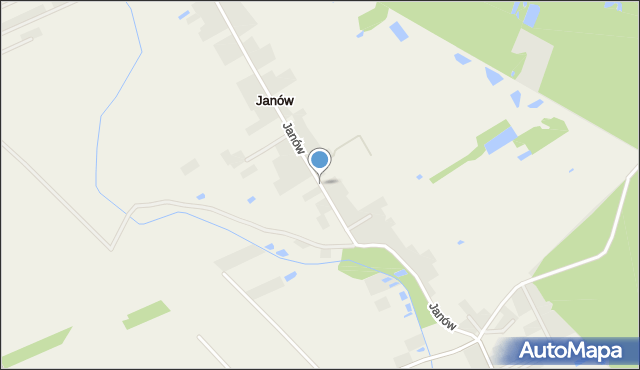 Janów gmina Karczew, Janów, mapa Janów gmina Karczew