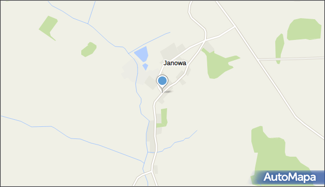 Janowa gmina Otmuchów, Janowa, mapa Janowa gmina Otmuchów