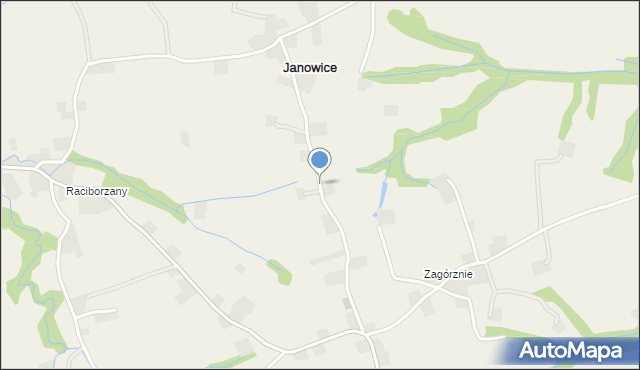 Janowice gmina Jodłownik, Janowice, mapa Janowice gmina Jodłownik