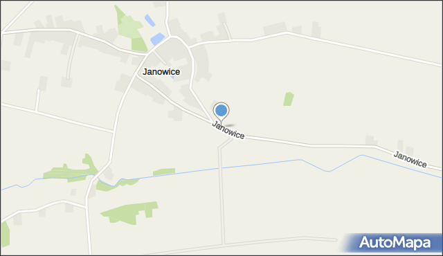 Janowice gmina Samborzec, Janowice, mapa Janowice gmina Samborzec