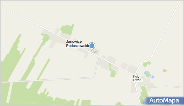 Janowice Poduszowskie, Janowice Poduszowskie, mapa Janowice Poduszowskie