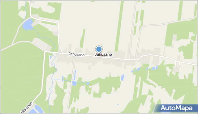 Januszno, Januszno, mapa Januszno