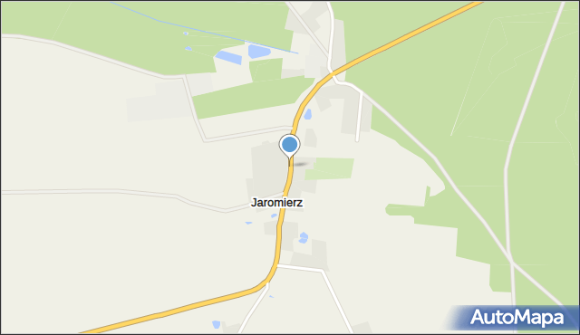 Jaromierz gmina Człuchów, Jaromierz, mapa Jaromierz gmina Człuchów