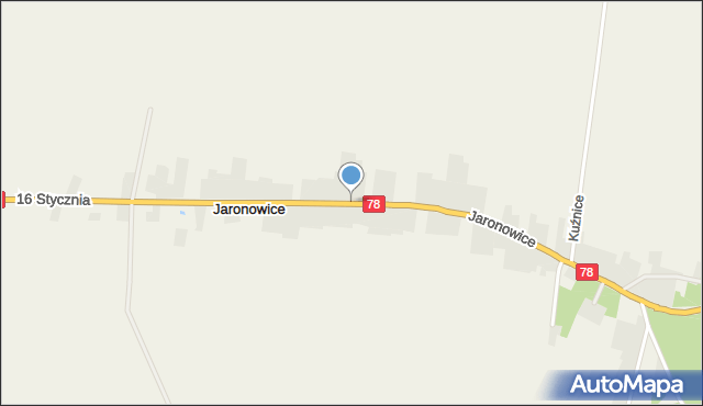 Jaronowice, Jaronowice, mapa Jaronowice