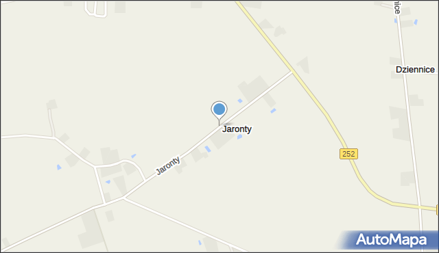 Jaronty, Jaronty, mapa Jaronty