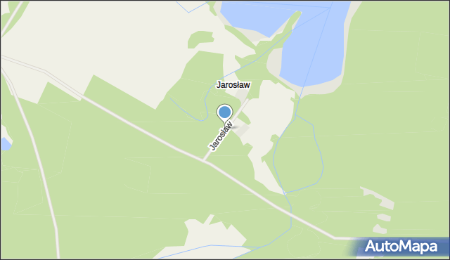 Jarosław gmina Złocieniec, Jarosław, mapa Jarosław gmina Złocieniec