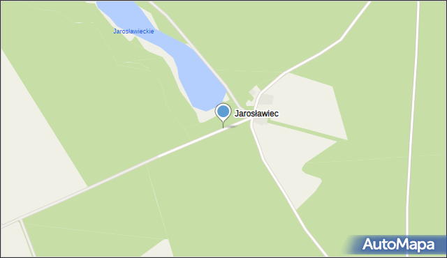 Jarosławiec gmina Komorniki, Jarosławiec, mapa Jarosławiec gmina Komorniki