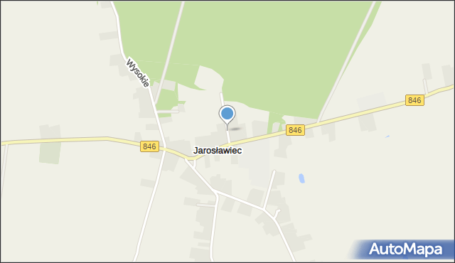 Jarosławiec gmina Uchanie, Jarosławiec, mapa Jarosławiec gmina Uchanie