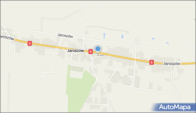 Jaroszów gmina Strzegom, Jaroszów, mapa Jaroszów gmina Strzegom