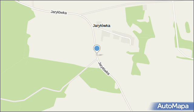 Jaryłówka, Jaryłówka, mapa Jaryłówka