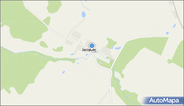 Jarzębiec gmina Płoskinia, Jarzębiec, mapa Jarzębiec gmina Płoskinia