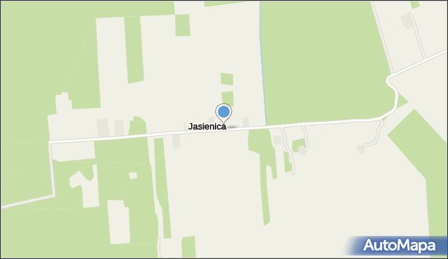 Jasienica gmina Dubienka, Jasienica, mapa Jasienica gmina Dubienka