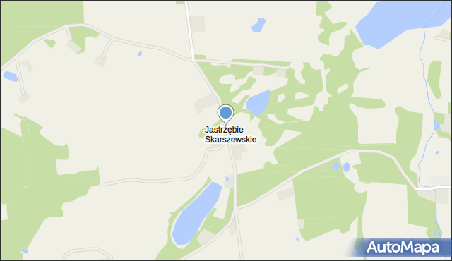 Jastrzębie Skarszewskie, Jastrzębie Skarszewskie, mapa Jastrzębie Skarszewskie