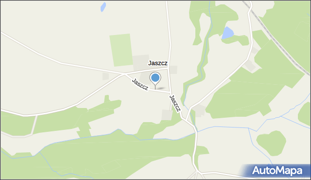 Jaszcz, Jaszcz, mapa Jaszcz