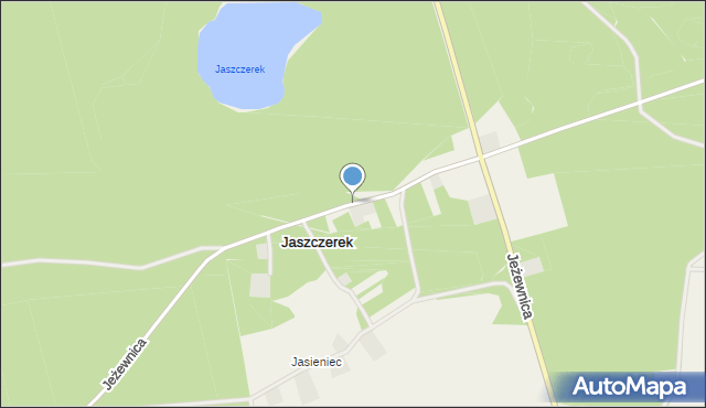 Jaszczerek, Jaszczerek, mapa Jaszczerek