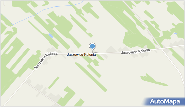 Jaszowice-Kolonia, Jaszowice-Kolonia, mapa Jaszowice-Kolonia