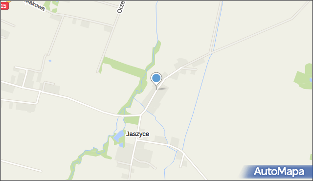 Jaszyce, Jaszyce, mapa Jaszyce