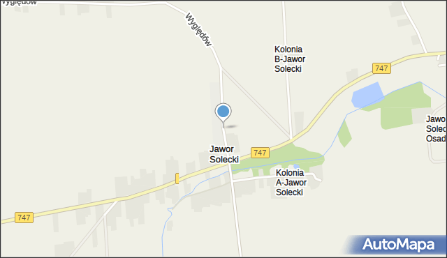Jawor Solecki, Jawor Solecki, mapa Jawor Solecki