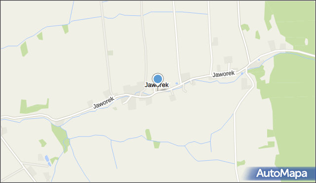 Jaworek gmina Międzylesie, Jaworek, mapa Jaworek gmina Międzylesie