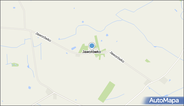 Jaworówko, Jaworówko, mapa Jaworówko