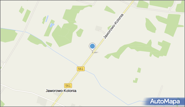 Jaworowo-Kolonia, Jaworowo-Kolonia, mapa Jaworowo-Kolonia